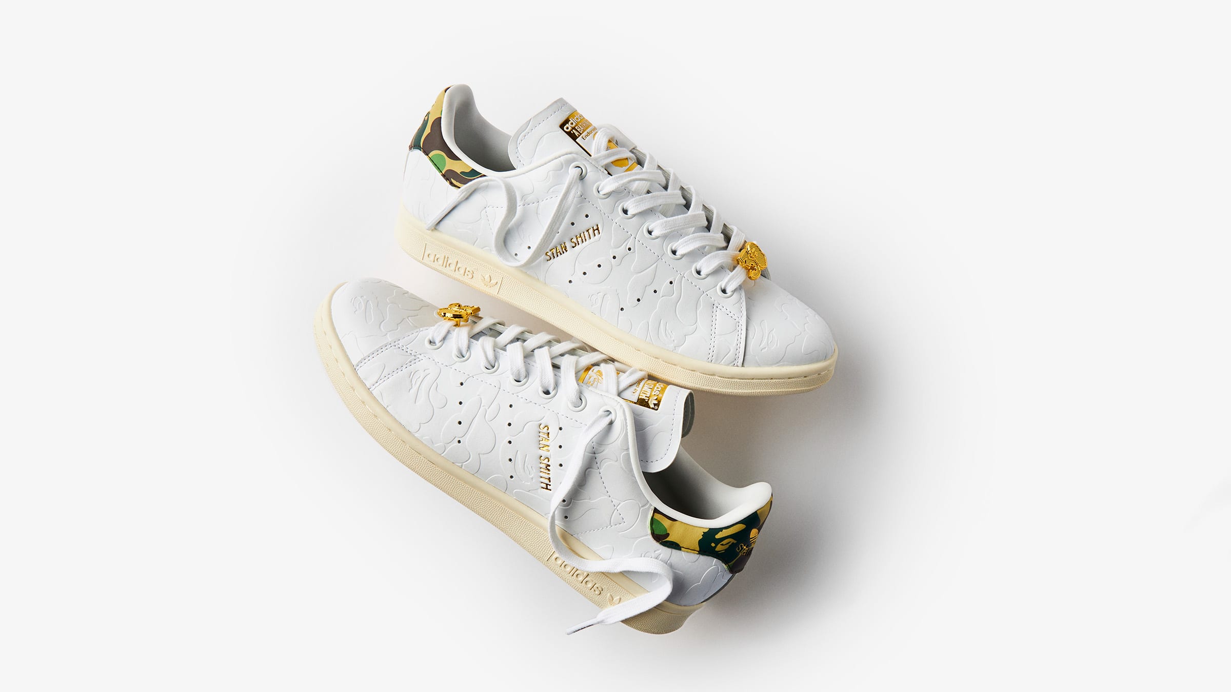 Adidas x BAPE Stan Smith (White & Off White) | END. Launches