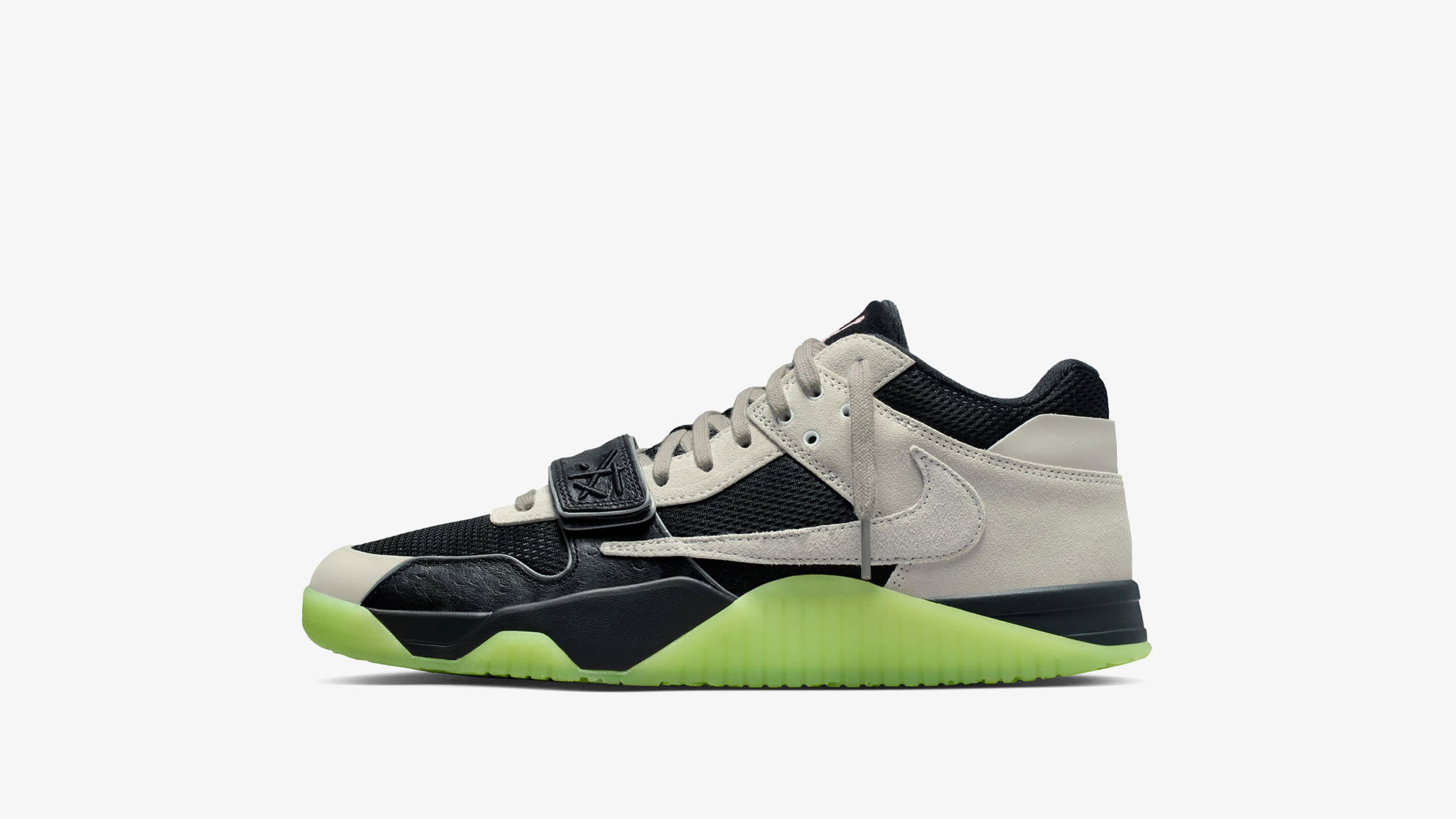 Chase B x Travis Scott x Jordan Jumpman Jack Night Silver official image