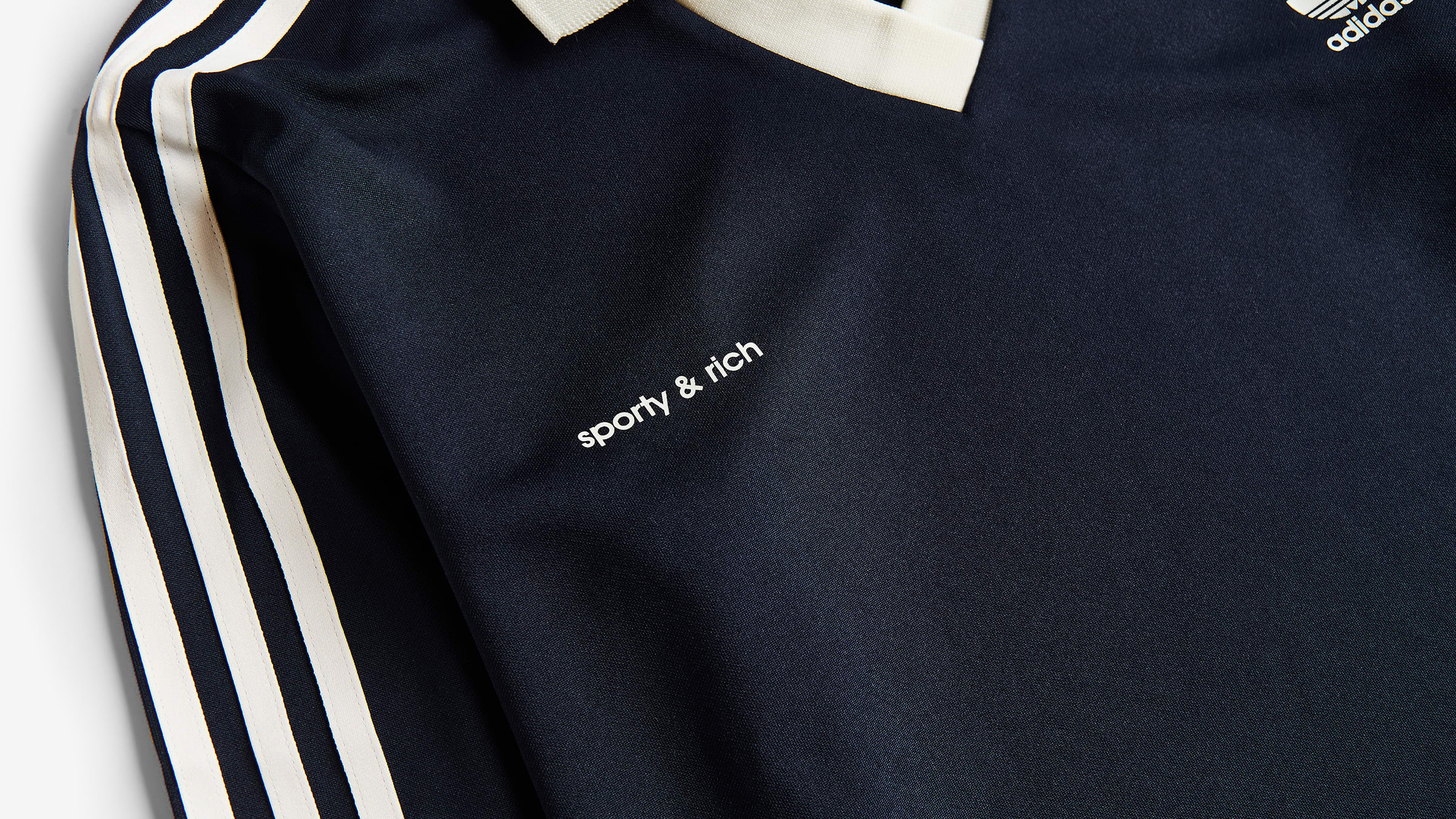 Adidas Originals x Sporty & Rich Soccer Jersey Navy/Cream