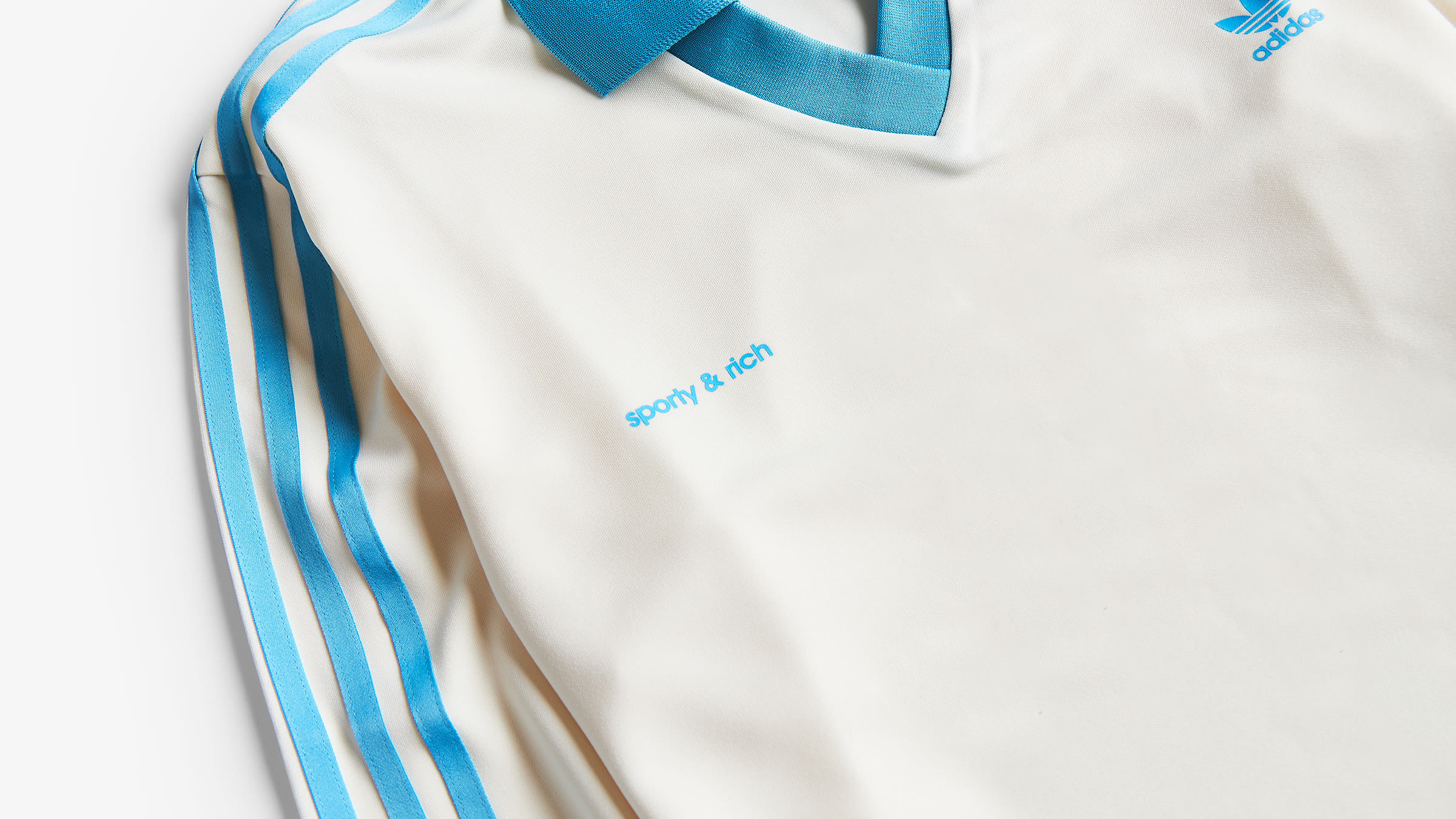 Sporty & Rich Off-White Adidas Originals Edition Soccer Polo