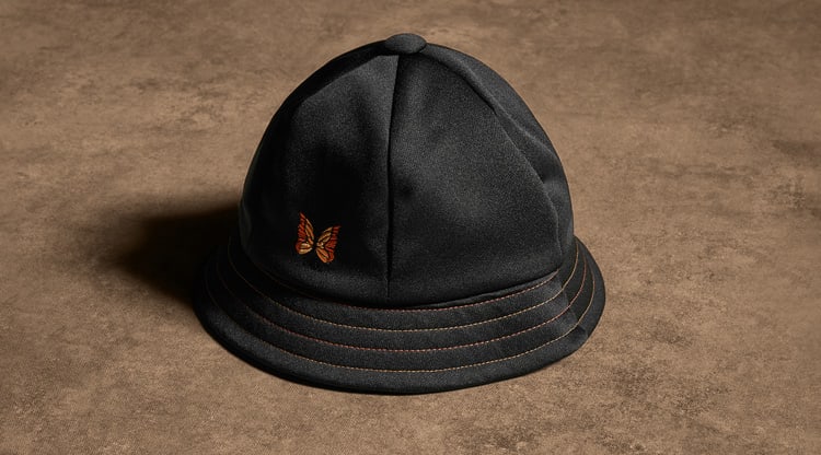 END. x Needles Bermuda Hat (Black) | END. Launches