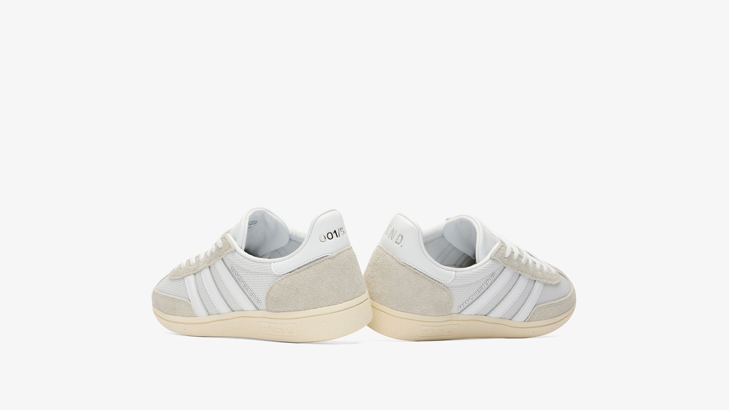 END. x adidas Made in Germany Manchester 89 JR1835 Future White and Cream White hero image