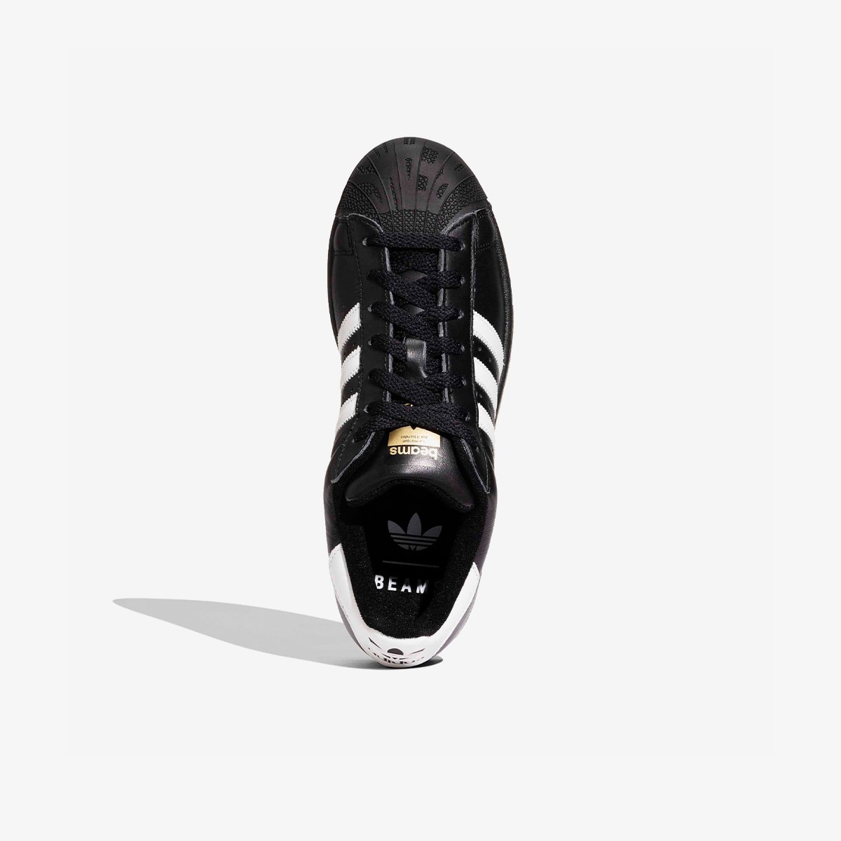 Adidas x Beams Superstar Sneaker (Core Black, White & Gold