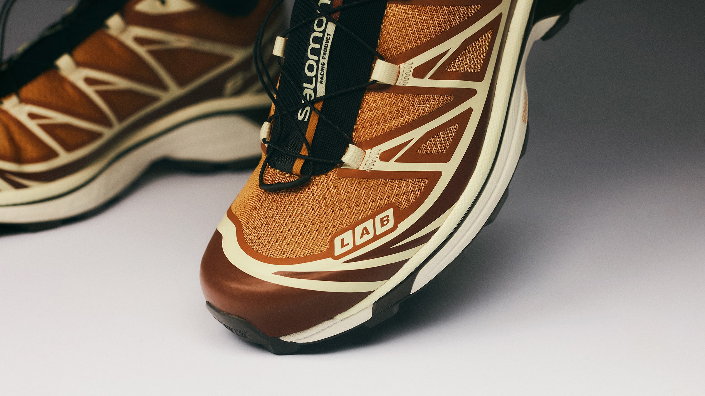 END. x Salomon XT-6 'Porcini' (Sugar Almond, Yellow & Wren