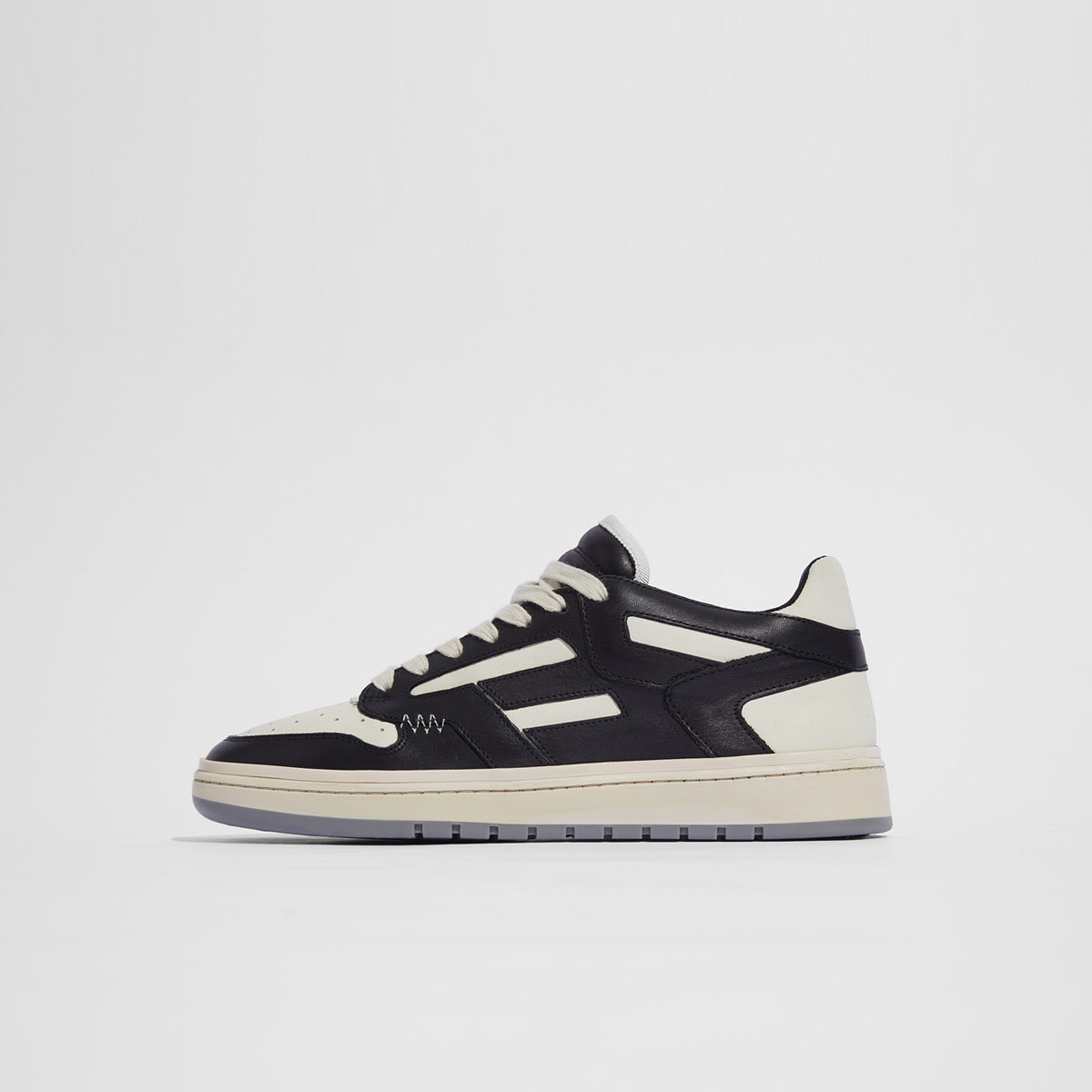 Represent Reptor Low Sneaker (Black & White) | END. Launches