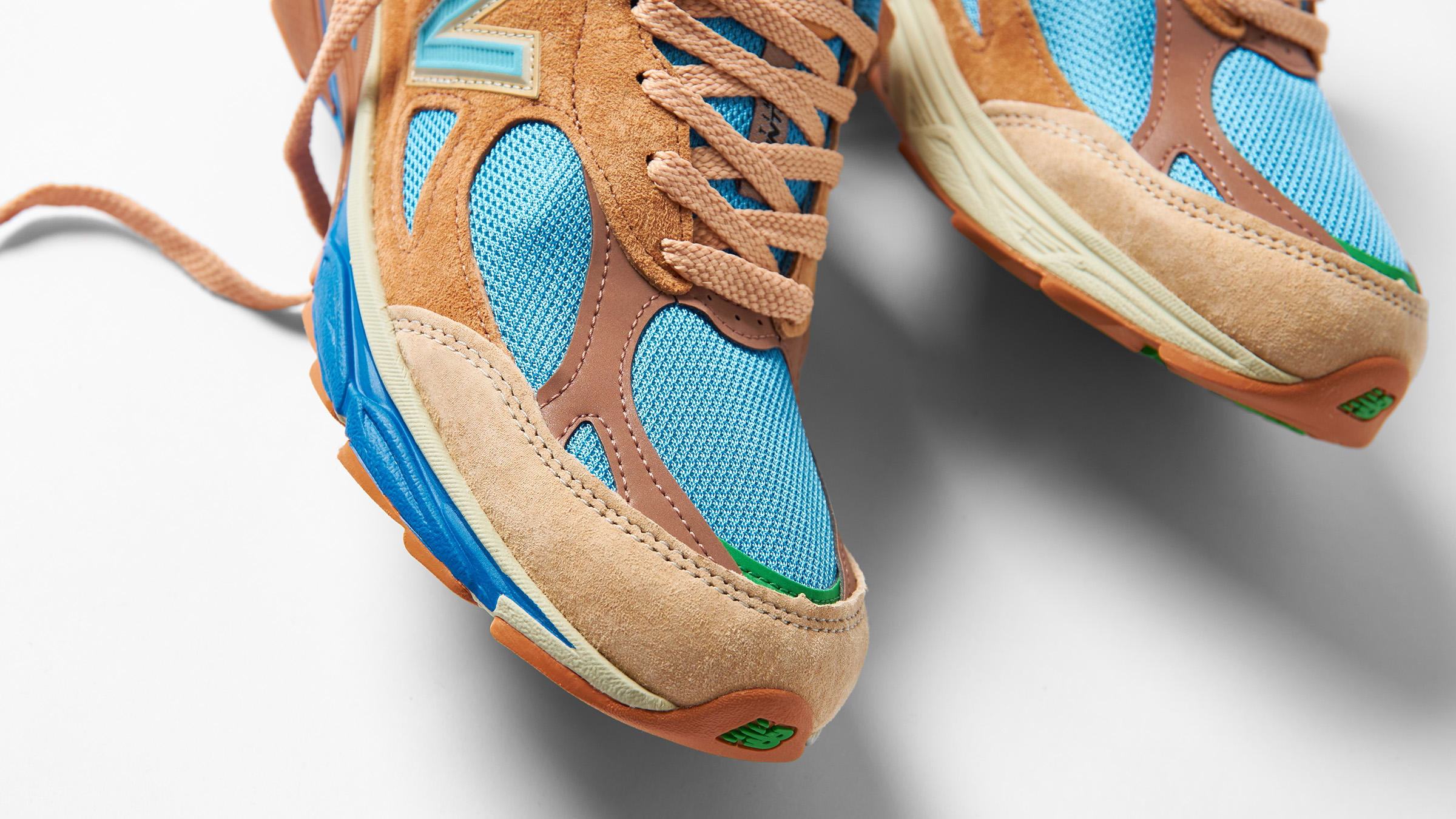 New Balance x Joe Freshgoods 990v3 (Beige, Aqua & Green) | END