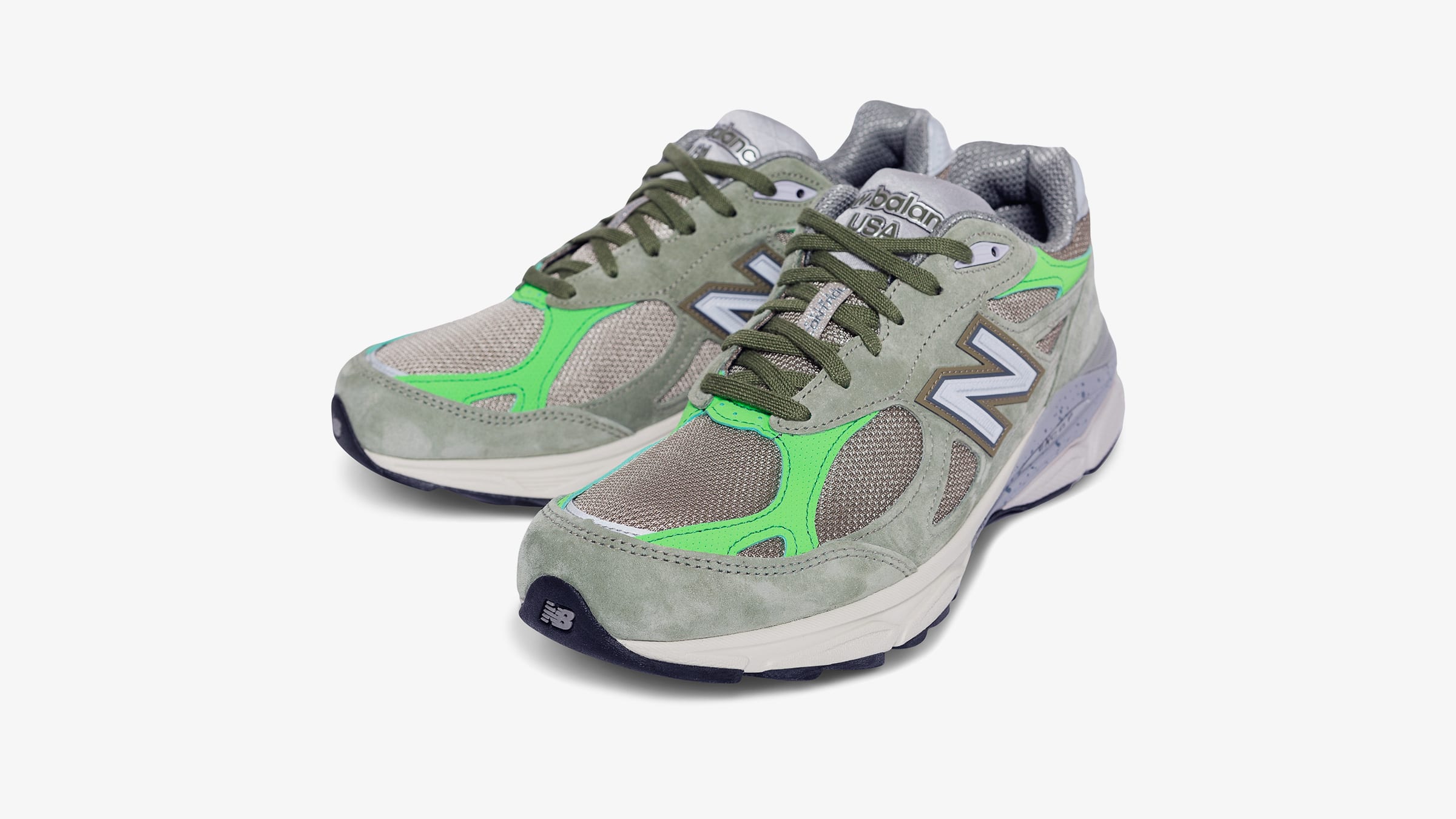 New Balance x Patta M990PP3 - Made in USA (Olive) | END. Launches