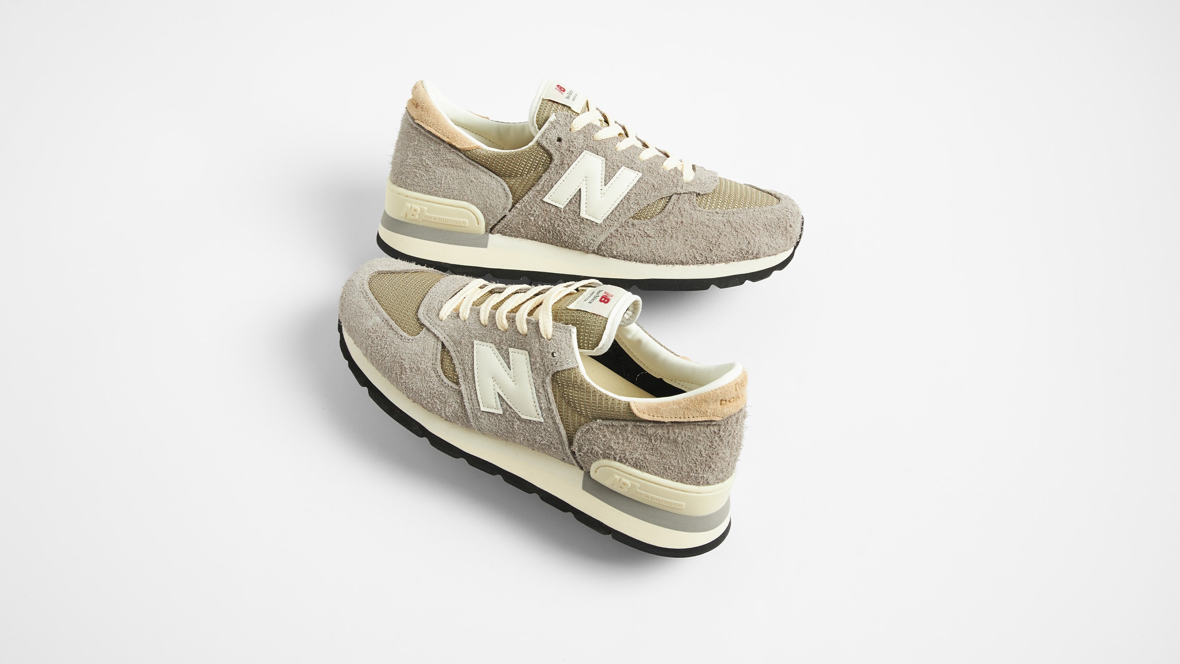 New Balance M990TA1 - Made in USA (Grey & Tan) | END. Launches