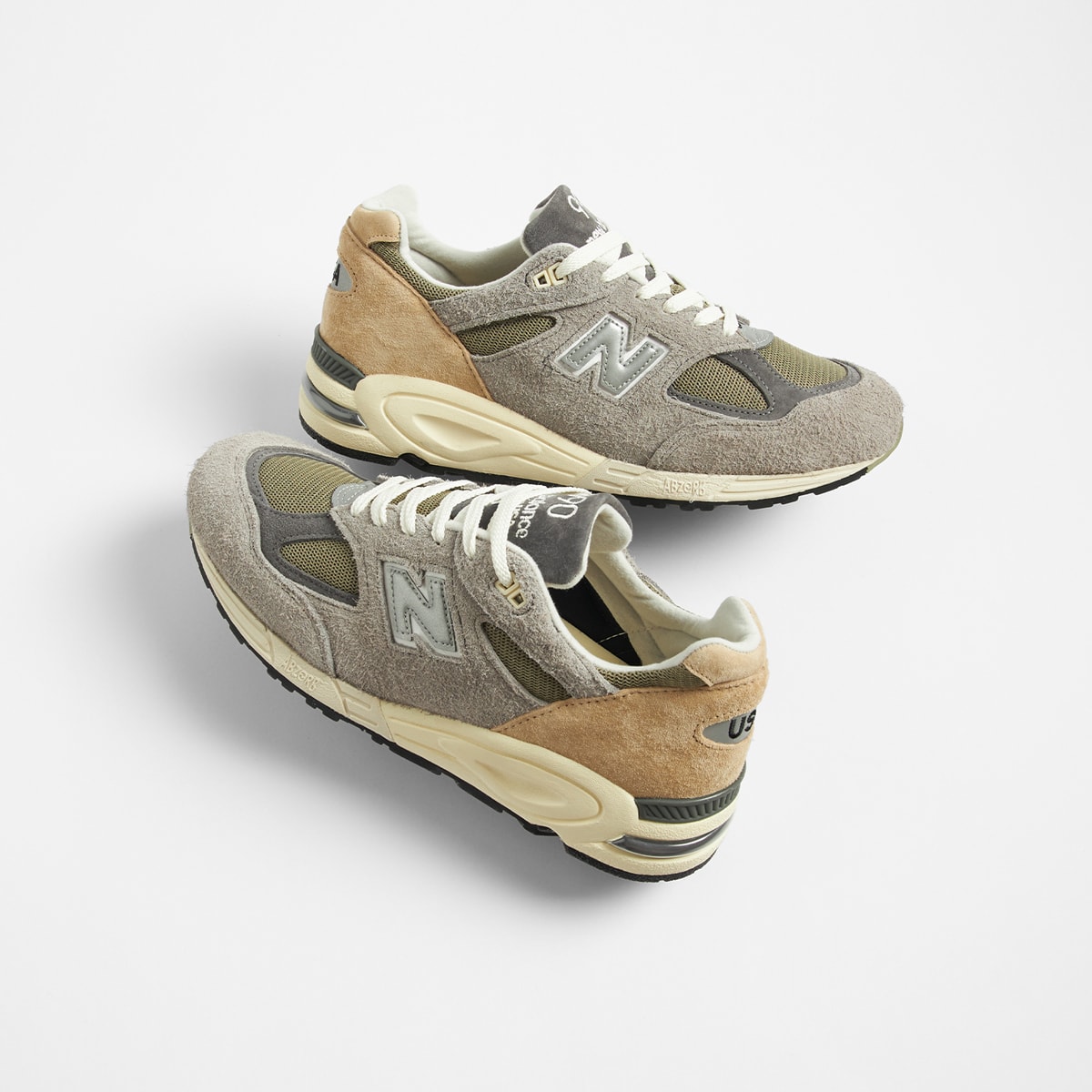 New Balance M990TD2 - Made in USA (Grey & Tan) | END. Launches