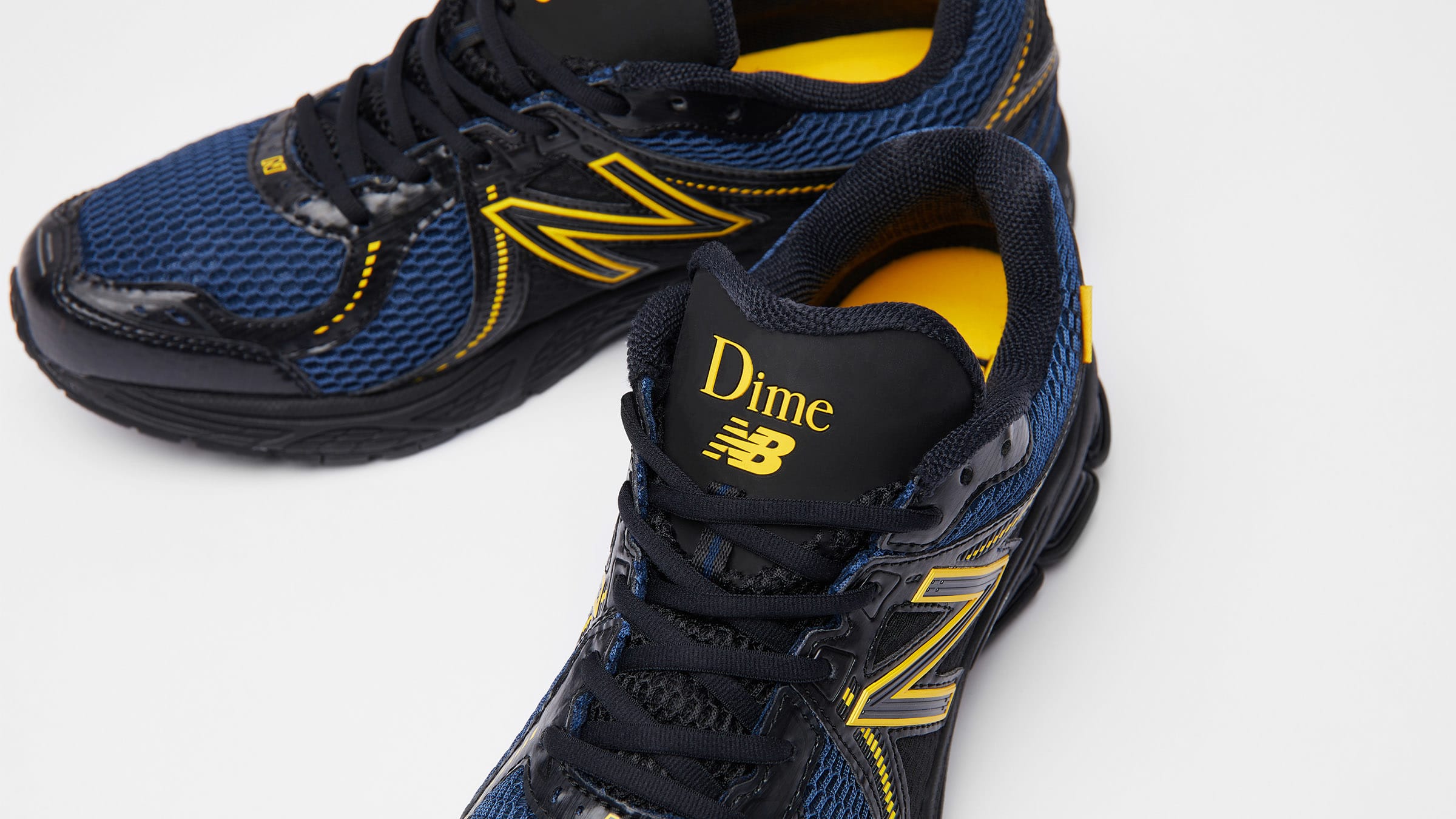 New Balance x Dime 860 v2 (Black, Navy & Yellow) | END. Launches