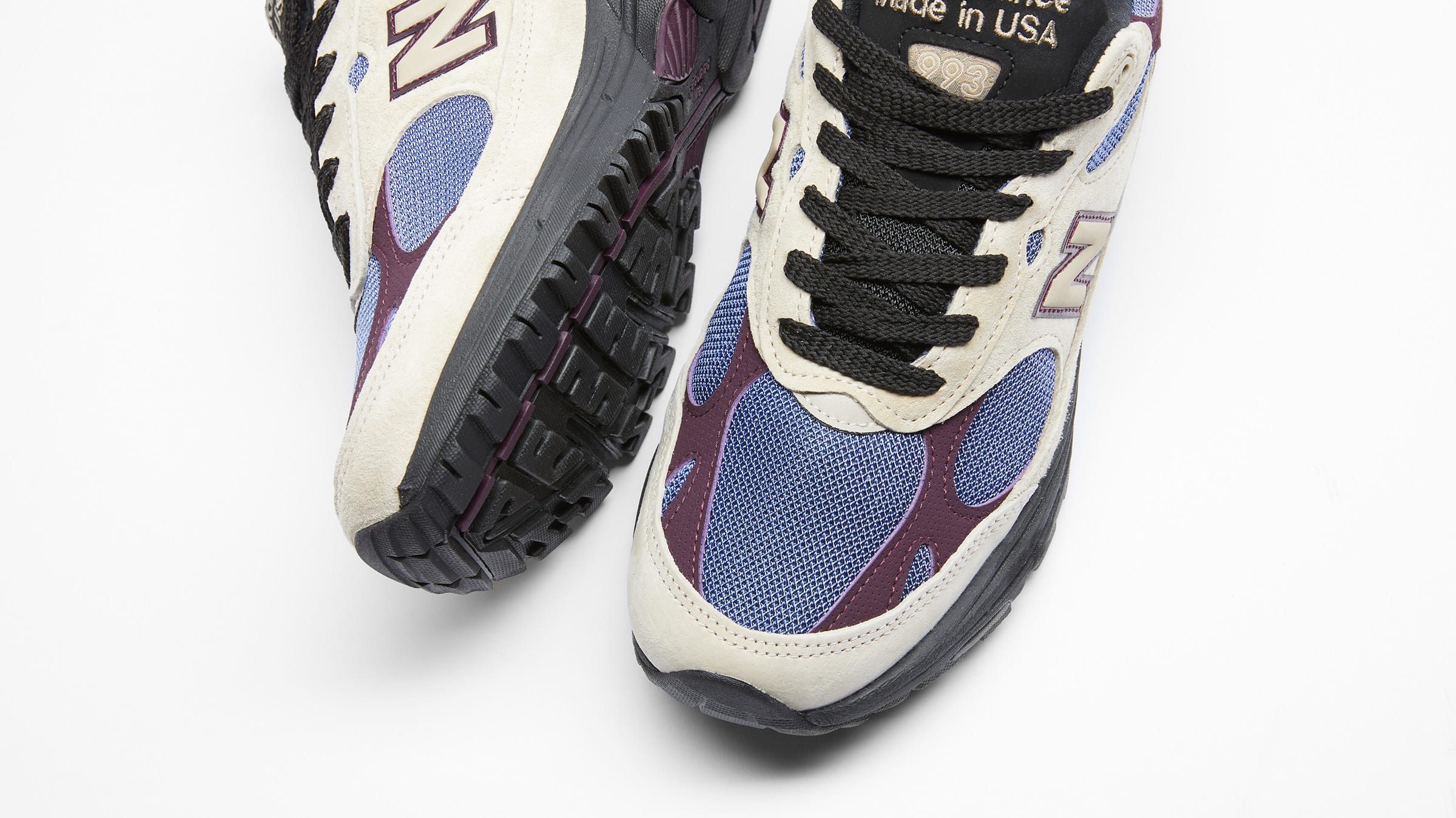New Balance x Aime Leon Dore 993 - Made in the USA (Beige, Blue