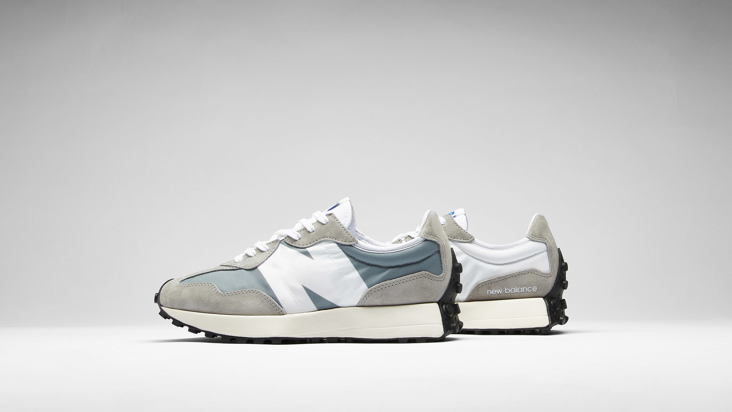 New Balance MS327LAB (Grey & White) | END. Launches
