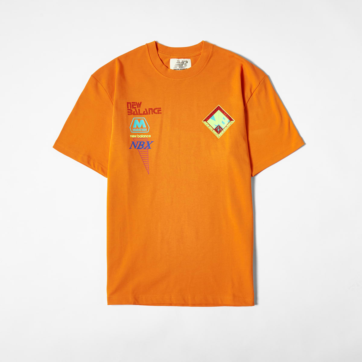 New Balance x Salehe Bembury Logo Mania Tee (Orange) | END. Launches