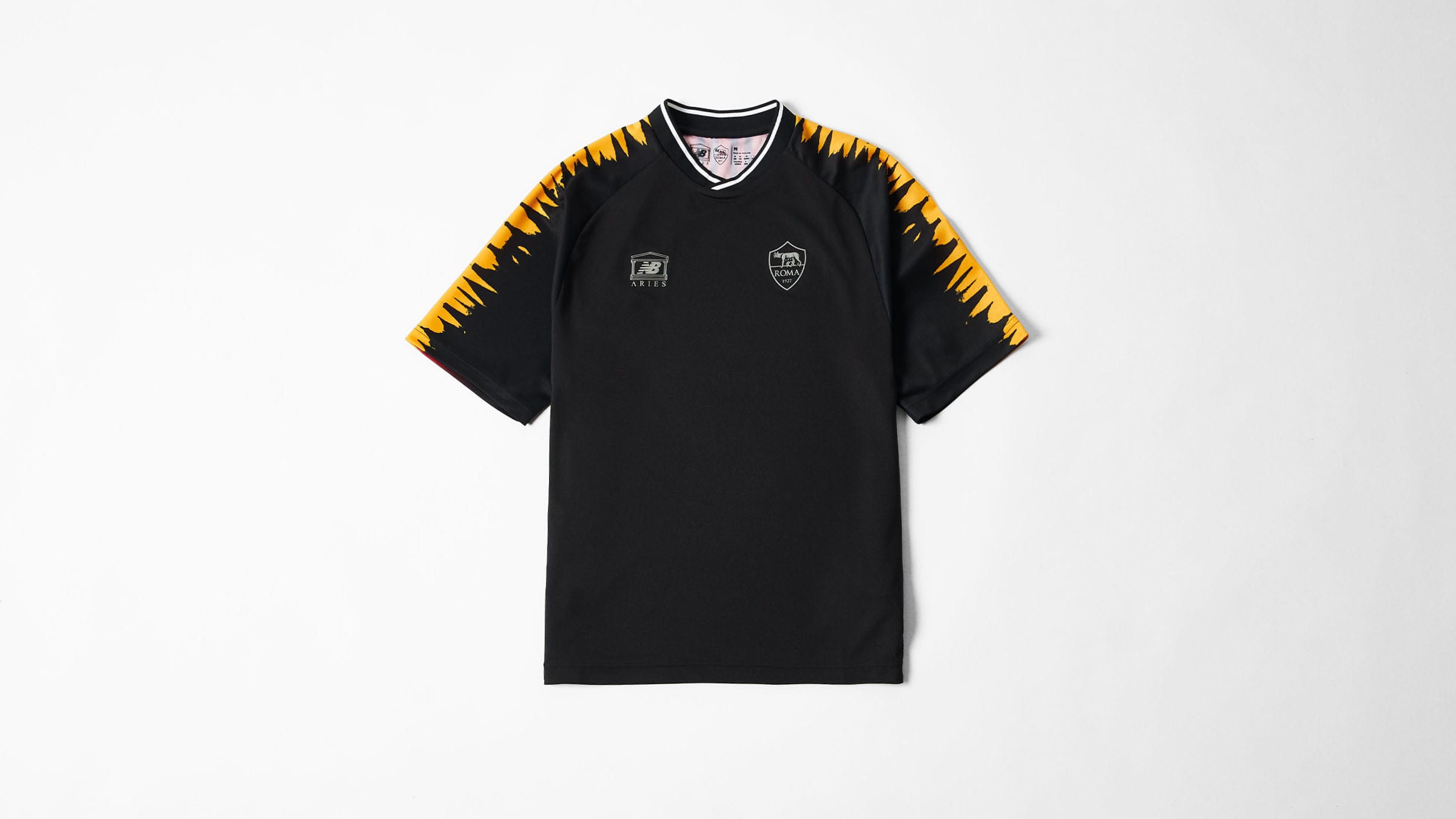 New Balance x Aries AS Roma Pre-Game Jersey (Black) | END. Launches