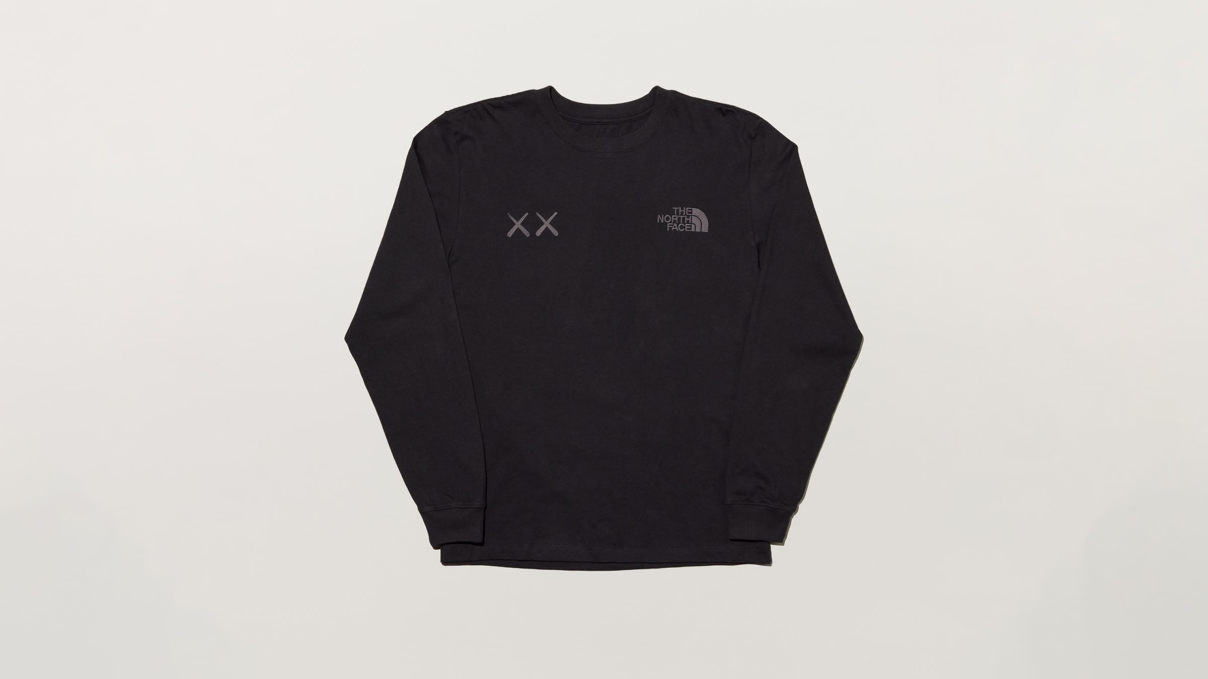 The North Face x KAWS L/S Tee (Moonlight Ivory) | END. Launches