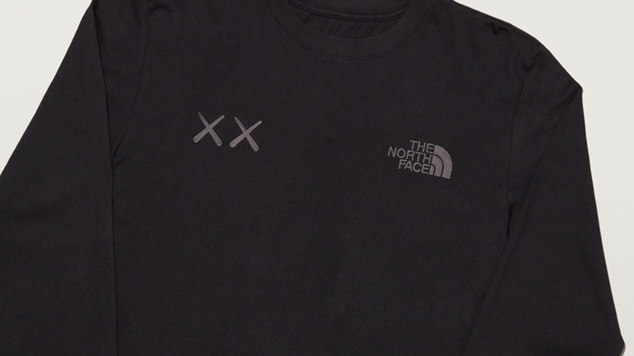 The North Face x KAWS L/S Tee (Moonlight Ivory) | END. Launches