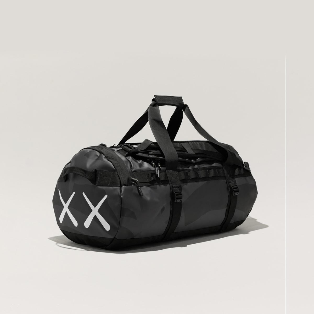 The North Face x Kaws Basecamp Duffel (Black) | END. Launches