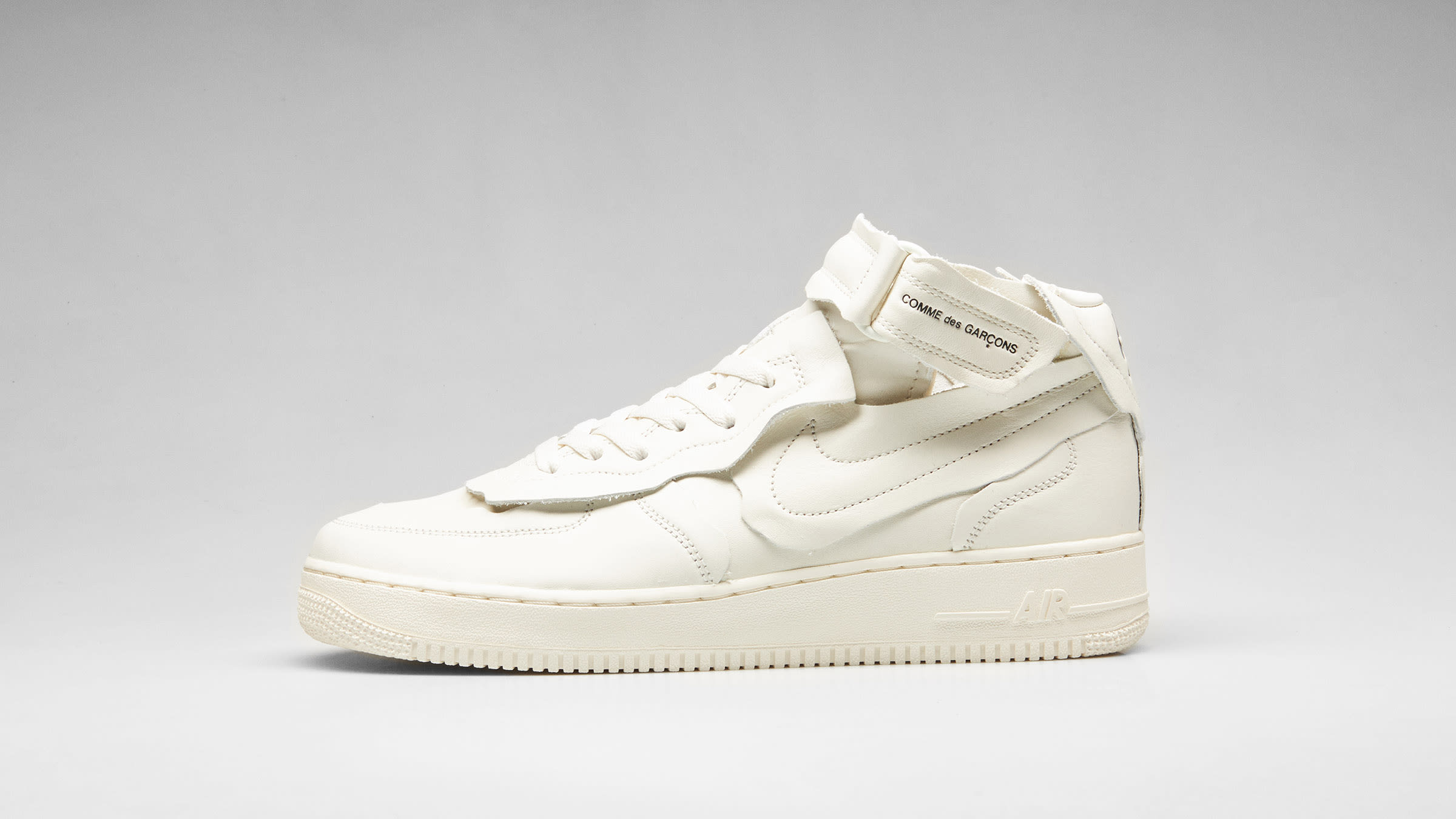 Comme des Garçons x Nike Cut Off Air Force 1 (Off White) | END. Launches