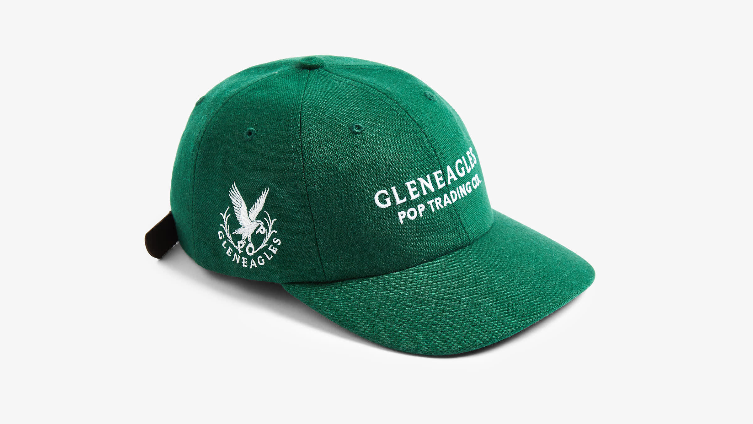 POP Trading Company x Gleneagles by END. Wool Cap (Dark Green