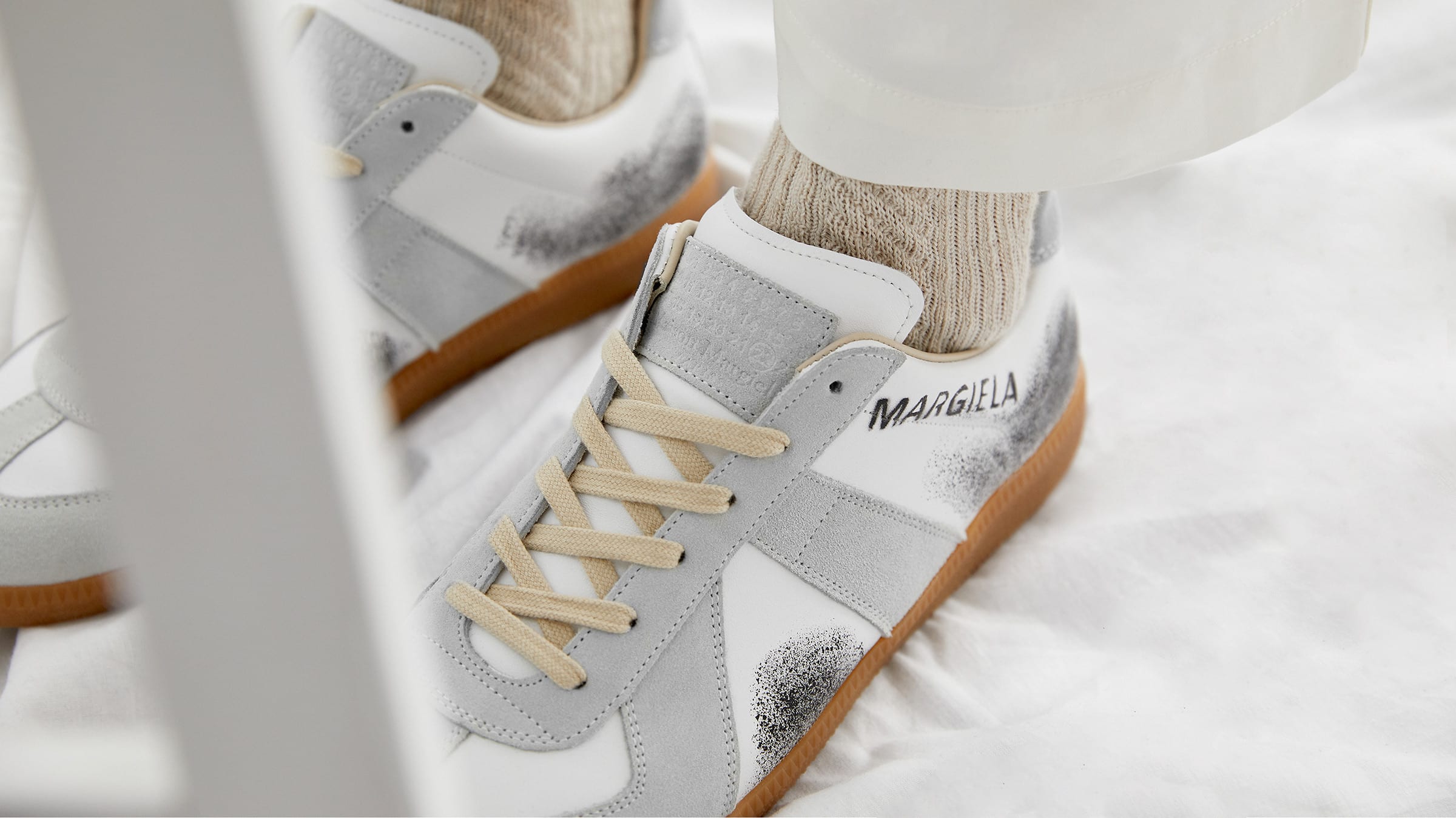 Maison Margiela 22 Replica Graffiti Sneaker - END. Exclusive (White)