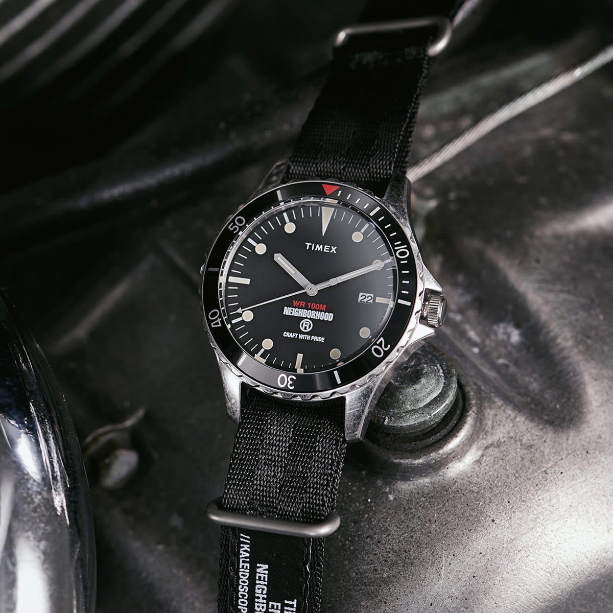 END. x Timex x Neighborhood 18004 Watch (Black) | END. Launches