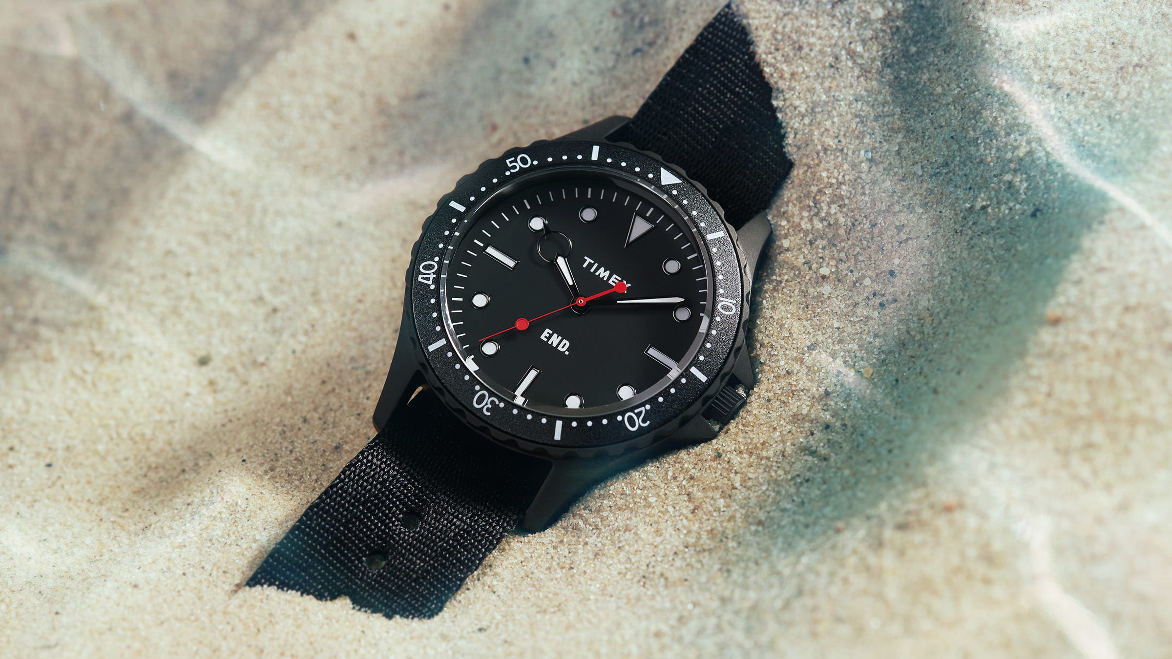 END. x Timex Navi XL Watch (Black) | END. Launches