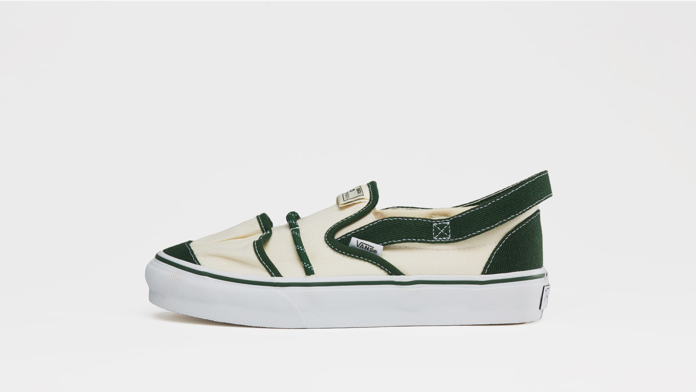 Vans Vault x Nicole Mclaughlin UA Slip-On VP VR3 LX (White & Green