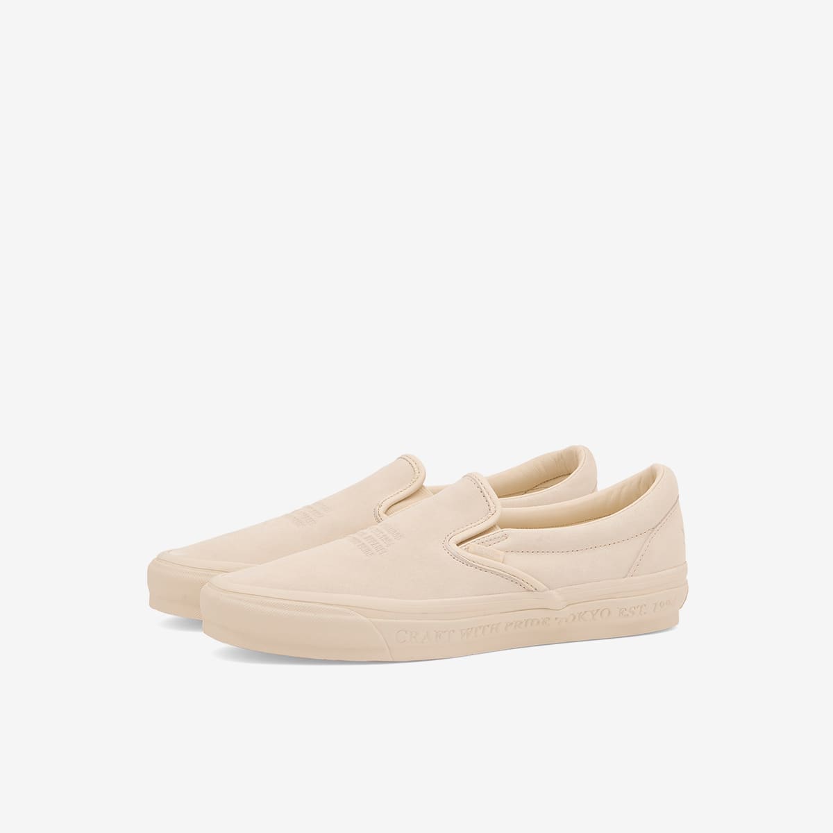 コラボ☆【Neighborhood X Vans】OTW クラシックスリッポン98 Vans x Neighborhood OTW Classic Slip-On 98 Sneaker (Natural