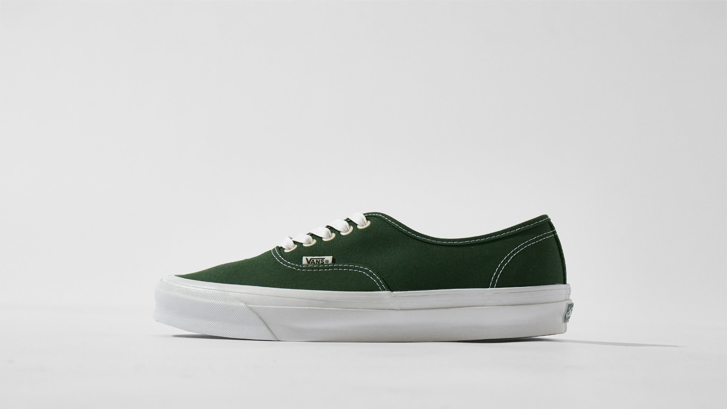 vans authentic dark green